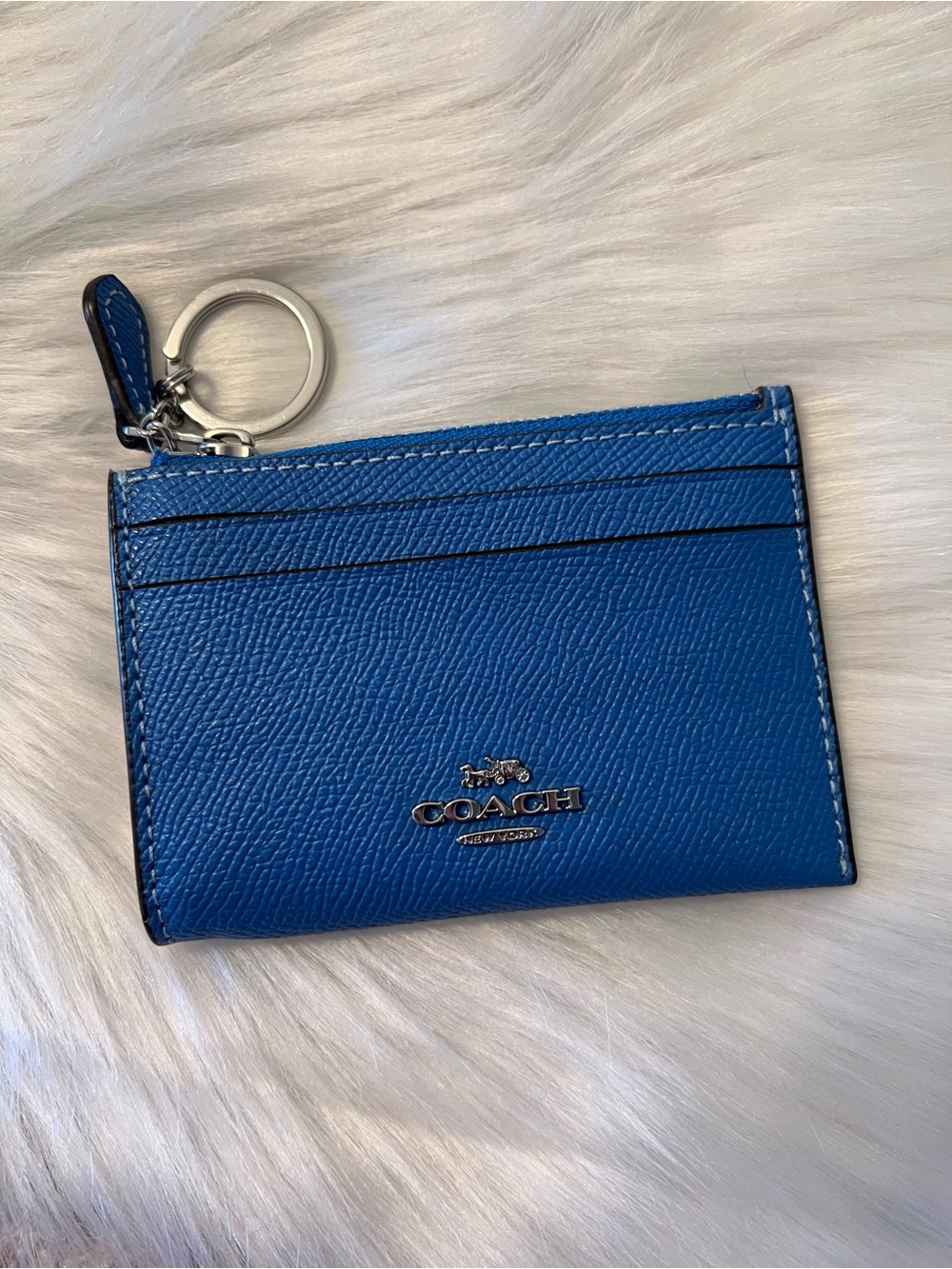 Coach Mini Skinny ID Wallet Keychain